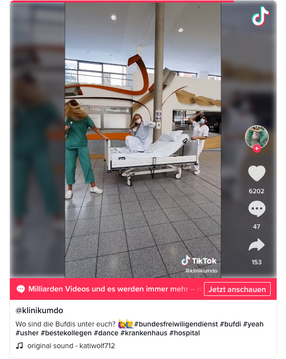 Tiktok Screenshot @klinikumdo