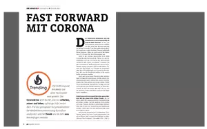 Analysegrafik: Corona-Trends | pressrelations