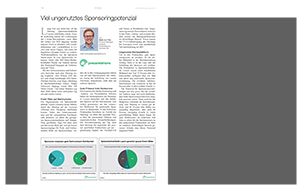 Analysegrafik: Ungenutztes Sponsoringpotenzial | pressrelations Schweiz