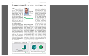 Analysegrafik: Frauen-Nati und Printmedien | pressrelations Schweiz