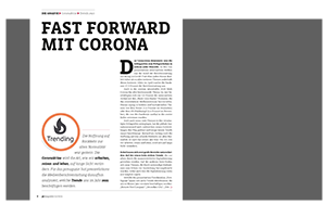 Analysegrafik: Corona-Trends | pressrelations
